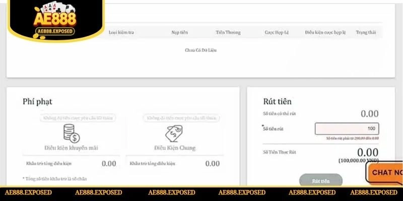 Quy trình rút tiền AE888 chi tiết cho người chơi